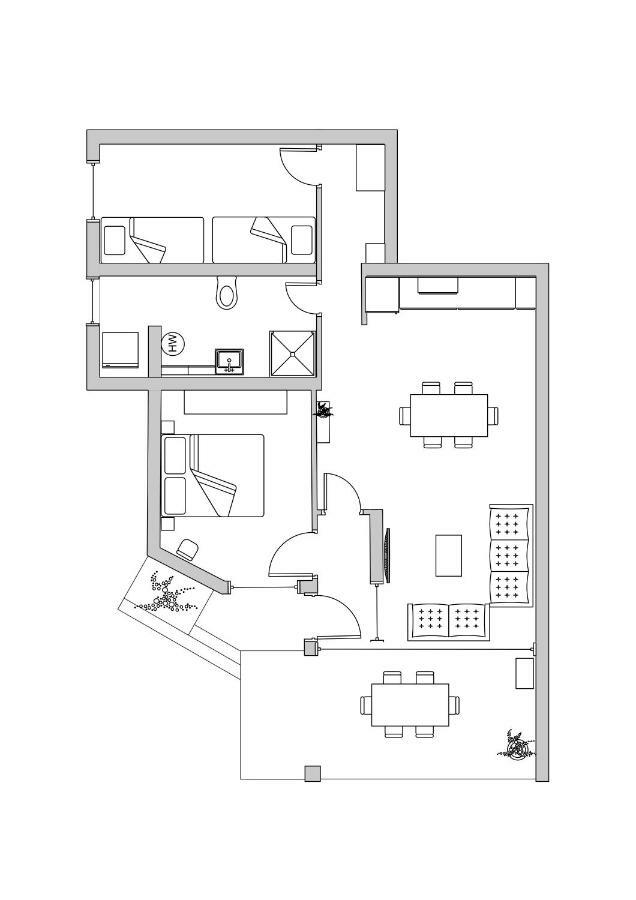 Apartman Luka Kastela Dış mekan fotoğraf